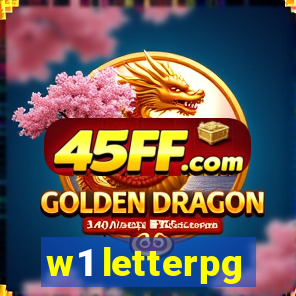w1 letterpg